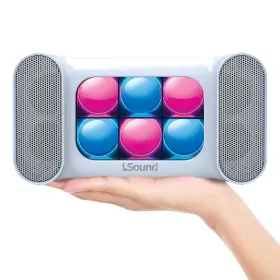 I.sound 609921734065 Iglow Dancing Light Speaker White