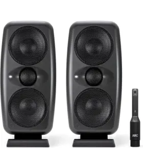 148242 Ik Multimedia Iloud Mtm Pro Micro Monitors And Arc Mic - Black New Pair