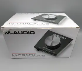 Inmusic Brands Inc 694318018897 M-audio M-track Hub 3-port Usb Audio Playback Monitoring Interface 24-bit New