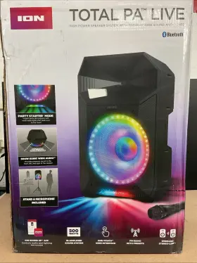 46886 Ion Audio Total Pa Live High-power Bluetooth Speaker System - Damaged Box