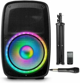 Ion 697333828144 Audio Total Pa Glow 500-watt Bluetooth Party Speaker - Rich Immersive