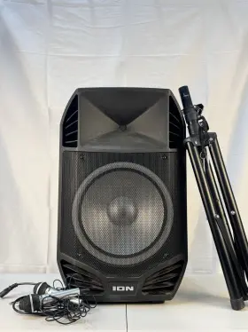 Ipa115 Ion Total Pa Premier Bluetooth Speaker System With Microphones And Stand