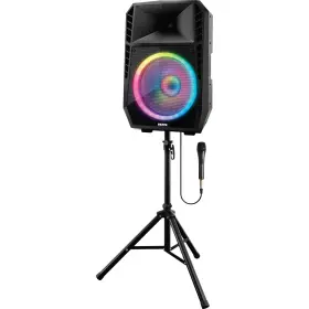 Ipa123a Ion Audio Total Pa Spartan Bluetooth System With Mic And Stand Black