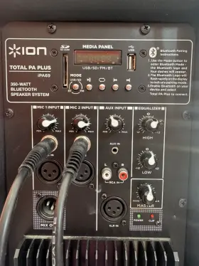 Ipa69 Ion Total Pa Plus 350w Bluetooth Speaker System Usb Sd Mic Input Eq