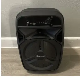 Iq-5108djbt Iq Sound 8 Inch Portable Bluetooth Speaker 8w Usb/3.5mm Black