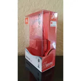 Jbl 050036378109 Jblclip4red Clip 4 Portable Bluetooth Waterproof Speaker Red