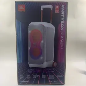Jbl 050036406918 New Stage 320 Portable Bluetooth Party Speaker White Jblstage320swam