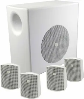 1subwoofer Jbl 050036905251 C50pack-wh Control 50 Pk 4 Satellite
