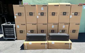 12000hd Jbl 12 Vtx-a8 Line Array With 2 Vtx Af Frame 4 Crown Amp Rack Ths