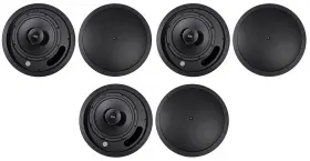 Jbl 18c/t-bk 6 Control 8 Inch 70v Commercial Black Ceiling Speakers For Restaurant