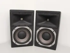 2168j Jbl 2407h Pair Of Custom Shop Speakers Dt6-1 Input Tweeters Subwoofers