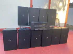 29av Jbl 29ev Speakers X10 2 Crown Xls 402 Amplifiers Pro Audio Bundle