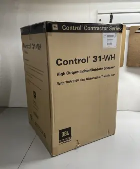 31-wh Jbl Control White 2-way Indoor/outdoor Pro Audio Monitor Loudspeaker New