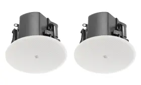 412c Jbl 412c/t 2 Control 3 Inch Commercial 70v/8-ohm Ceiling Speakers For Restaurant/bar