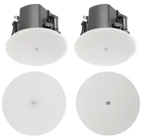 Mtc-414wg Jbl 412c/t 2 Control 3 Inch Commercial 70v Ceiling Speakers Magnetic White Grilles