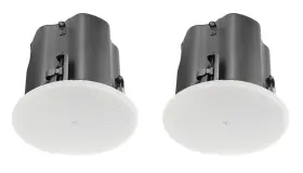 414c Jbl 414c/t 2 Control 4 Inch Commercial 70v/8-ohm Ceiling Speakers For Restaurant/bar