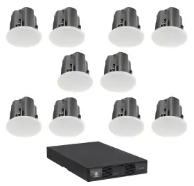 Ctd-2125 Jbl 414c/t 10 Control 4 Inch Commercial 70v Ceiling Speakers Crown Amp Restaurant