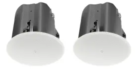 418c Jbl 418c/t 2 Control 8 Inch Commercial 70v/8-ohm Ceiling Speakers 4 Restaurant/bar
