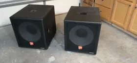 418sp Jbl Pair Mpro Powered Subs - Perfect Condition