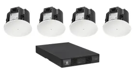 Ctd-2125 Jbl 426c/t 4 Control 6.5 Inch Commercial 70v Ceiling Speakers Crown Amp Restaurant