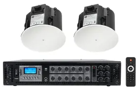 Rcs180-6 Jbl 426c/t 2 Control 6.5 Inch Commercial 70v Ceiling Speakers Amp For Restaurant