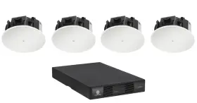 Ctd-2125 Jbl 426lp 4 Control 6.5 Inch Low Profile 70v Commercial Ceiling Speakers Crown Amp