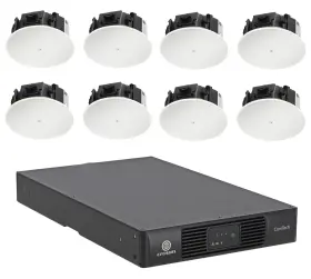 Ctd-4125 Jbl 426lp 8 Control 6.5 Inch Low Profile 70v Commercial Ceiling Speakers Crown Amp