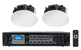 Rcs180-6 Jbl 426lp 2 Control 6.5 Inch Low Profile 70v Commercial In-ceiling Speakers Amp