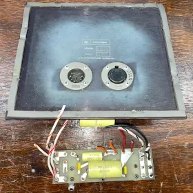 4853 Jbl Vintage Concert Series Speaker Input Jack Plate Cannon 8 Pin As Is