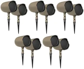 Gsf6-tn Jbl 613817126308 10 6.5 Inch Landscape Ground Stake/wall 70v Commercial Speakers Amp