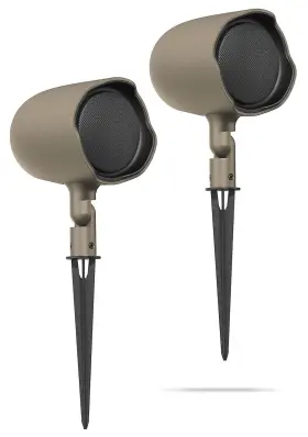 Gsf3-tn Jbl 613817139308 Pair 3 Inch Landscape Ground Stake Or Wall Mount 70v Commercial Speaker