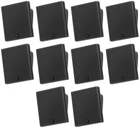 Slp12 Jbl 613825730443 10 Slp12/t-bk Sleek Low-profile On Wall Mount 3 Inch 70v Commercial Speakers