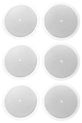 Jbl 613826581198 6 Control 26ct 6.5 Inch 60w 70v Commercial Ceiling Speakers For Restaurant/bar