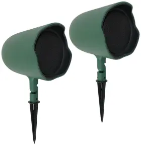 Gsf6-gn Jbl 613826619556 Pair 6.5 Inch Landscape Ground Stake / Wall Mount 70v Commercial Speaker