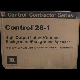 Jbl 750408395801 Control 28-1 Black 8 Inch 60w 70v Commercial Indoor/outdoor Speakers Pair