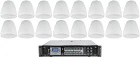 Rcs1000-6 Jbl C67p/t-wh 16 Control 6.5 Inch 60w Commercial 70v Hanging Pendant Speakers Amp