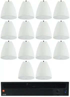 Csa1300z Jbl Pen-65t 70v Commercial Amplifier 14 White Pendant Speakers Csa 1300z Csa1300z Jbl Pen-65t 70v Commercial Amplifier 14 White Pendant Speakers Csa 1300z