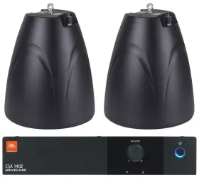 Pen-65t Jbl Csa140z Csa 140z Commercial 70v Amplifier 2 Black 6.5 Inch Hanging Pendant Speakers Pen-65t Jbl Csa140z Csa 140z Commercial 70v Amplifier 2 Black 6.5 Inch Hanging Pendant Speakers