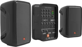 Eon208p Jbl Professional Portable All-in-one 2-way Pa System With 8-channel Mixer