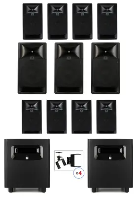 Immersivesyjb2 Jbl 7.1.4 Immersive Audio Studio Monitor System