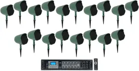 Rcs650-6 Jbl Jbl-gsf6-gn 18 Gsf6-gn 6.5 Inch Landscape Ground Stake/wall 70v Commercial Speakers Amp