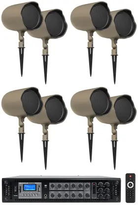 Rcs350-6 Jbl Jbl-gsf6-tn 8 Gsf6-tn 6.5 Inch Landscape Ground Stake/wall Mount 70v Commercial Speakers Amp