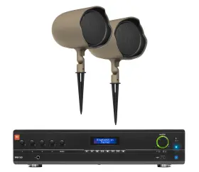 Gsf6-tn Jbl Jbl-gsf6-tn Rcs80-1 2 6.5 Inch Landscape Ground Stake/wall Mount 70v Commercial Speakers Amp