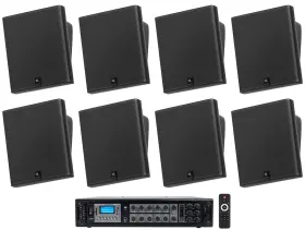 Rcs180-6 Jbl Jbl-slp12/t-bk 8 Slp12/t-bk Sleek Low-profile On Wall Mount 3 Inch 70v Commercial Speakers Amp