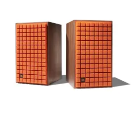 L88m Jbl L52 Classic Pair Bookshelf Speakers Orange Grille Tested