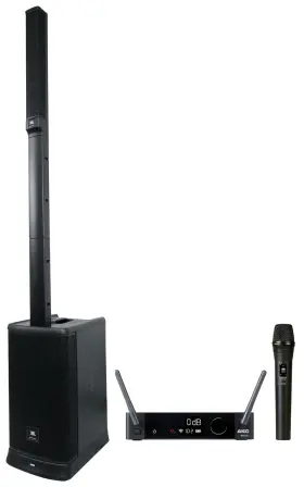 Jbl Mk2 Dms300 Eon One Mk2 1500w Rechargeable Line Array Dj Pa Speaker With Sub Wireless Mic