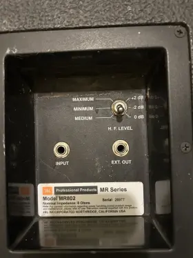 Mr802 Jbl Monitor Speaker