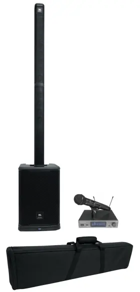 Atw-3212 Jbl One Atw-3212/c510ee1 Prx 2000w Powered Column Dj Pa Speaker Subwoofer Audio Technica Mic