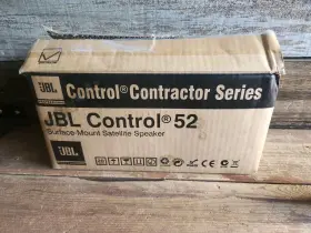 Jbl Pro 748296103127 2 Professional Control 52 Satellite Speakers Black Great Condition