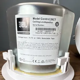 K-26t-1960597-c Jbl Professional 2 Control 26ct Ceiling Speakers 70v/100v With Back Cans Tested Working